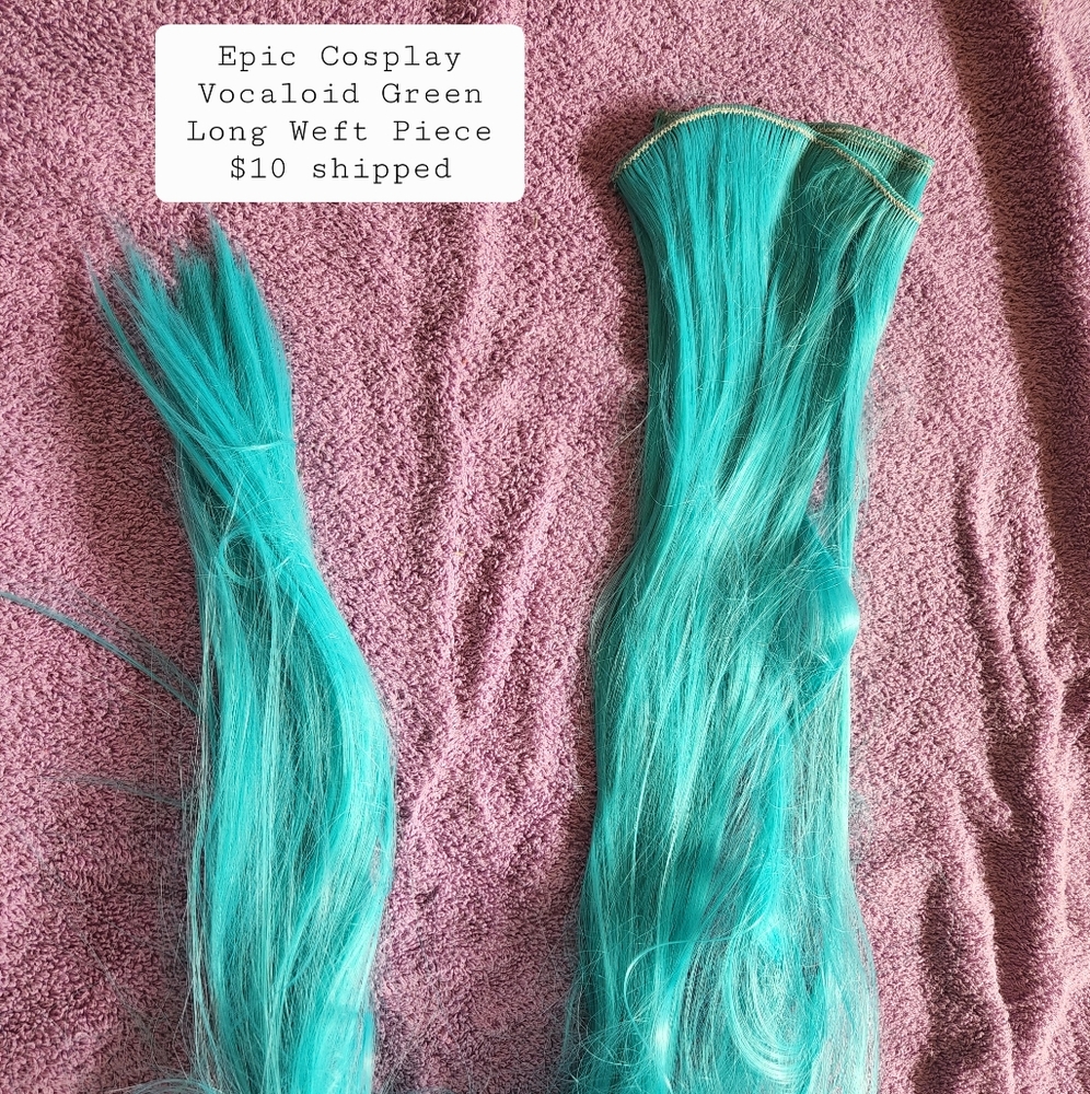 Epic Cosplay Vocaloid Green Weft